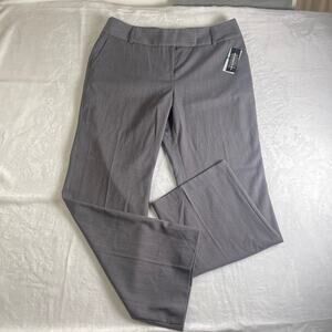 Rafaella Double Stretch Dress Pants Women 18 Gray Straight Leg NW